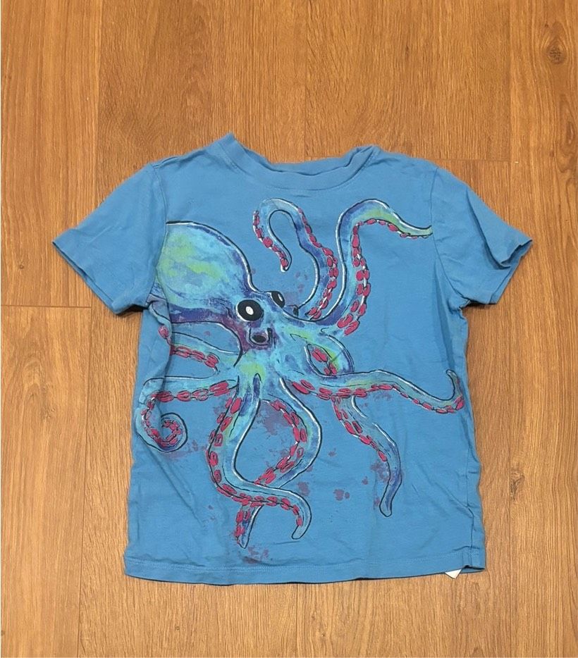Land’s End T-Shirt 128 122/128 M Krake Octopus in Groß-Umstadt