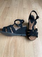 Sandalen Keilabsatz 10cm Schwarz Nordrhein-Westfalen - Dülmen Vorschau