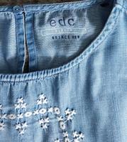 Kleid Jeanskleid Gr. M Gr. 38 edc mit Stickerei Baden-Württemberg - Singen Vorschau