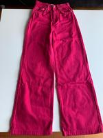 Pull&Bear Jeans Jeanshose pink high waist wide leg 33 XXS wie neu Düsseldorf - Eller Vorschau