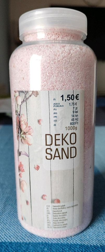 Deko Sand Rosa in Wallhausen (Helme)