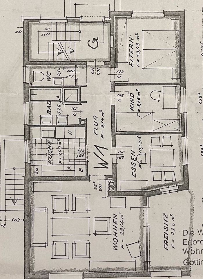 Attraktive 4-Zimmerwohnung (+Kellerräume +Garten) - 2023 saniert in Friedland