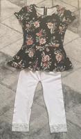 süßes Mädchen oder Damen Set Schößchenbluse und Leggings Gr.XS Bayern - Collenberg Vorschau