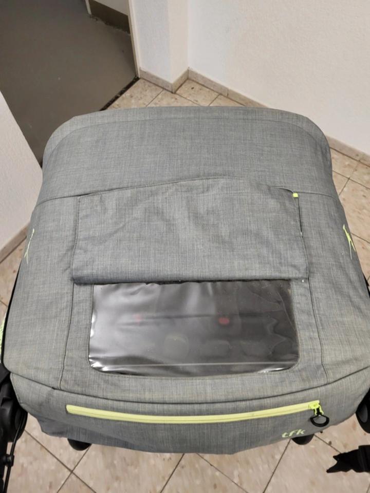 TFK Joggster Velo Zwillingswagen inkl Babywanne + Fahrraddeichsel in Ratingen