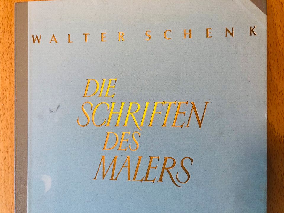 Die Schriften des Malers WalterSchenk von 1963 in Fürth