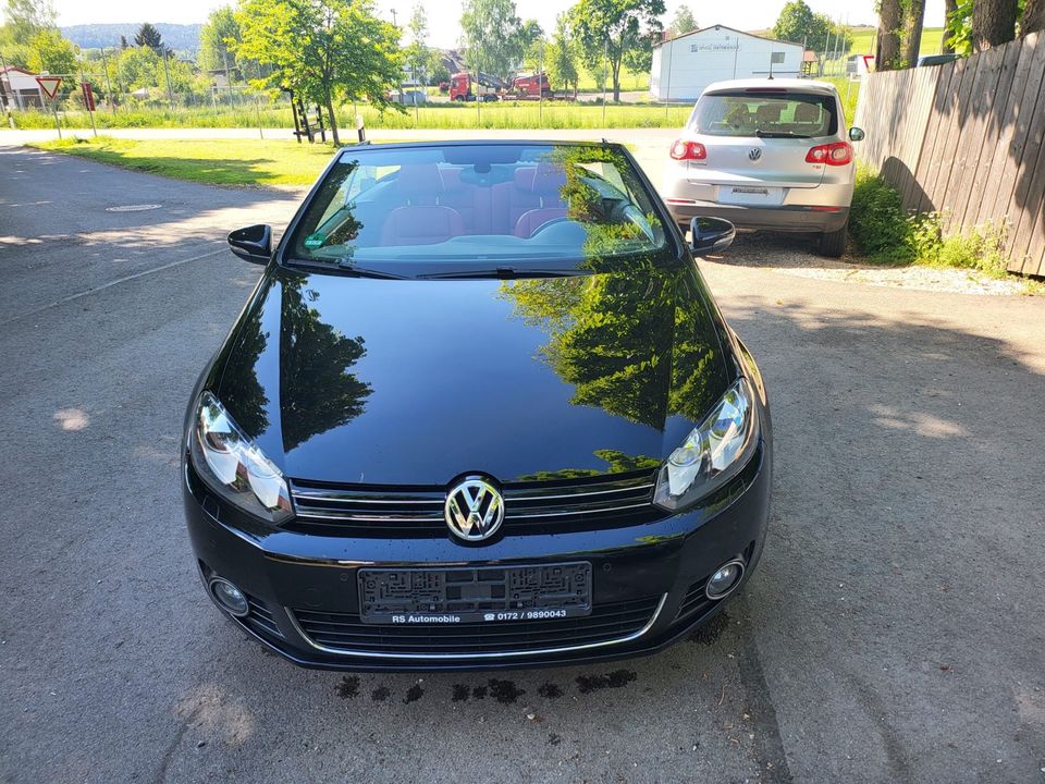 VW Golf 6 Cabrio 1.4TSI 125PS Lounge Xenon Leder Navi EURO6 in Seßlach