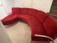 Couch Sofa  EckcouchRot Alcantara 3-teilig Kr. München - Neubiberg Vorschau