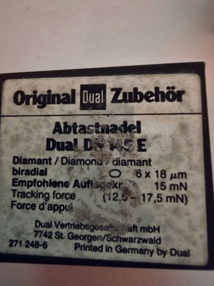 Dual Schallplatten Abtastnadel in Bad Kreuznach