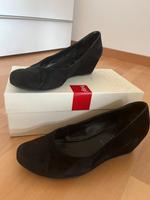 Högl Pumps (Keilabsatz), Gr.39, schwarz, Wildleder Bayern - Würzburg Vorschau