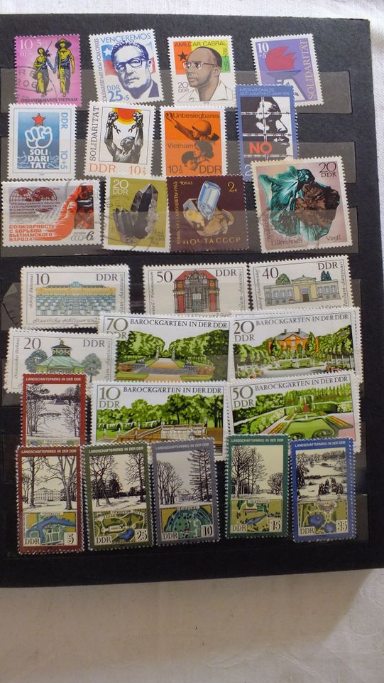 DDR / BRD Briefmarken Sammlung Teil 4 in Samtens