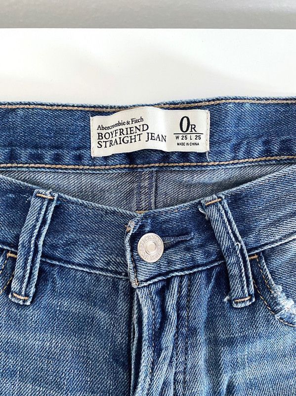 Abercrombie & Fitch Boyfriend Straight Jeans Vintage Gr. 0 (XS/S) in Wiesbaden