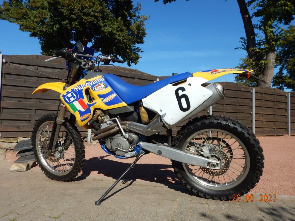 Husqvarna TC TE 570 610 Enduro mit Papiere Kolben neu in Sülzetal