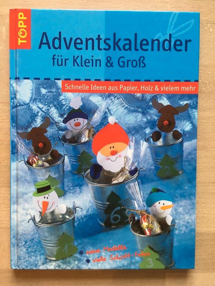 TOPP Bastelbuch - Adventskalender für Klein & Groß - wie neu in Attenkirchen