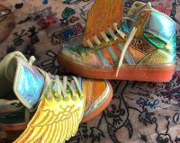 Original Adidas Jeremy Scott Gold Foil Wings Designer Sneaker Köln - Nippes Vorschau