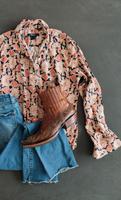 GANT Bluse Viscose blau orange beige Paisley Muster 38-M NEUWERTI Bayern - Mühldorf a.Inn Vorschau