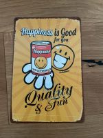 Blechschild - Happiness is good for you Bayern - Buch a. Erlbach Vorschau