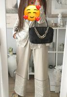 Zara Leinen Anzug Hose und Blazer Lochstickerei Berlin - Spandau Vorschau