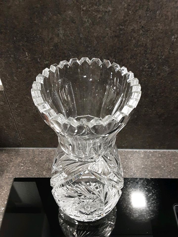 Antike Bleikristall Vase,  große  32 cm in Köln