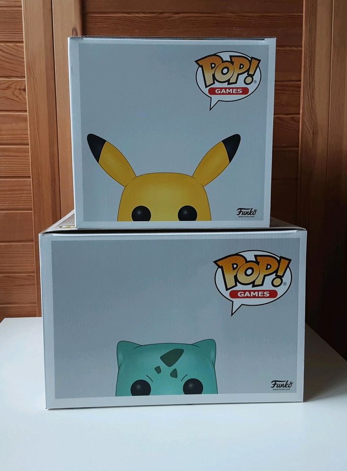 Funko Pop, Pokemon, Pikachu,Bisasam,XXL,Silber Edition in Korschenbroich