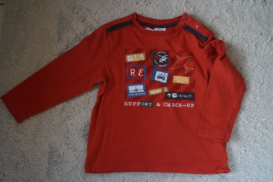 Langarmshirt für Jungen von S. OLIVER, Größe 80 in Bad Dürrheim