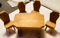 Holztisch mit 4 Stühlen aus Echtholz Bayern - Wendelstein Vorschau