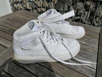 Nike Air Force One 1 in 45 allwhite weiß Mid used white Bayern - Ansbach Vorschau