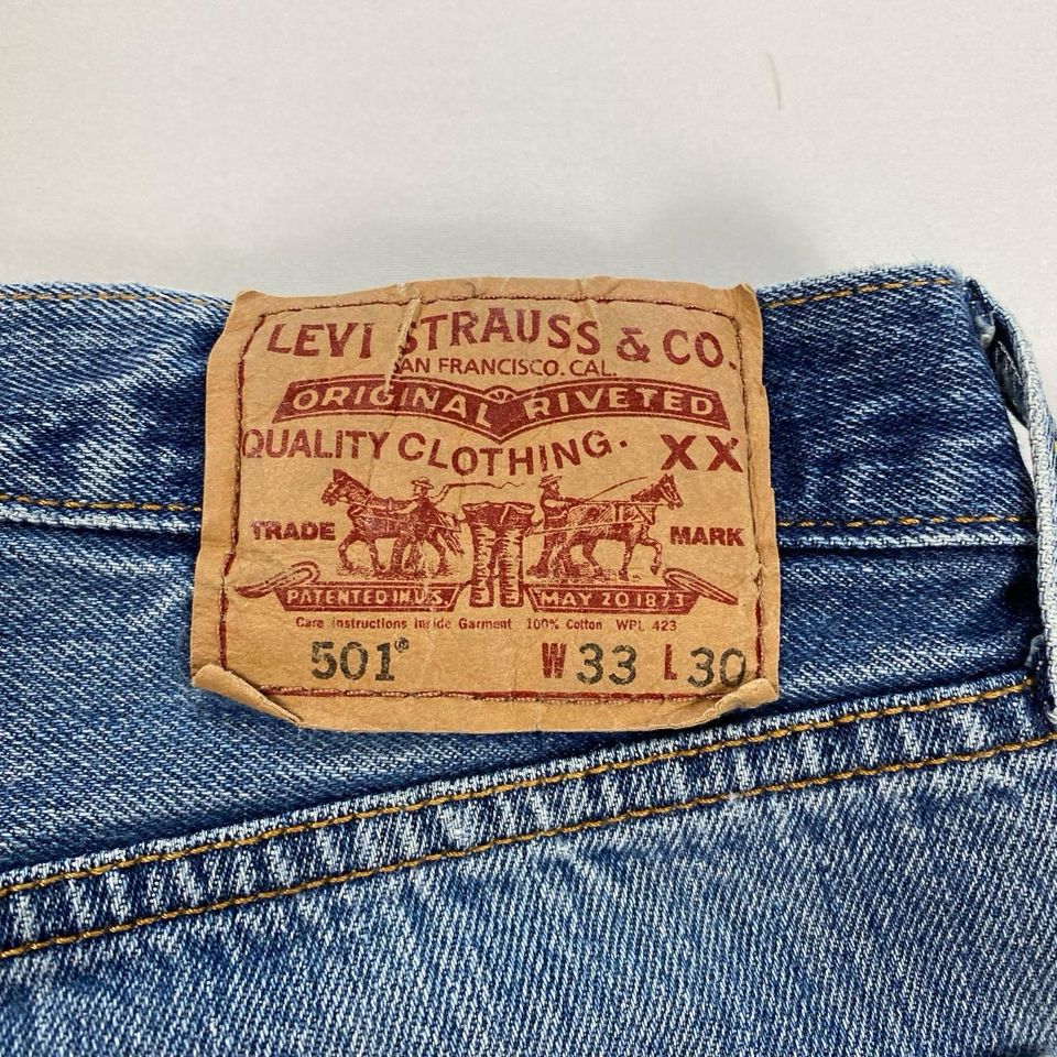 Vintage Levis 501 Jeans 48€* W33 L30 Herren Hose Jeanshose Arbeit in Mudau