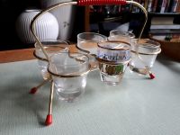 Vintage Retro 50er 60er Pinnchen Shotgläser Schnapsglas Halter Nordrhein-Westfalen - Mülheim (Ruhr) Vorschau