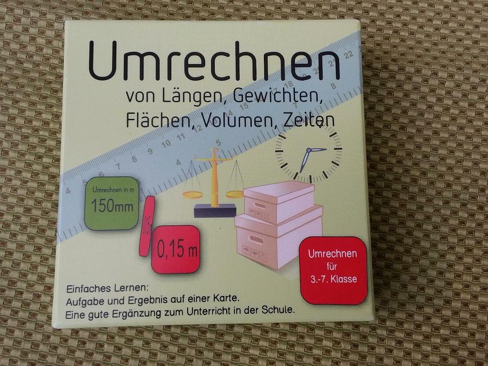 Rechen-Spielkarten Karteikarten für Mathe in Fürth