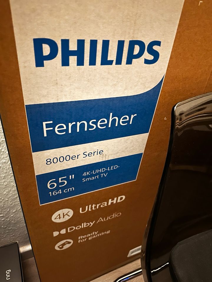 Philips TV , 65zoll , Ambilight- 8000-er Serie in Hamburg