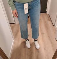 ❤️ High Waist Jeans Hose straight leg flared Mom neu Stradivarius Niedersachsen - Loxstedt Vorschau