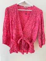 Wickelbluse Ganni Gr. 38 pink Düsseldorf - Pempelfort Vorschau