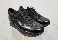 HOGAN Sneaker schwarz Leder Glitzer Gr. 37,5  Neupreis 256,- € Nordrhein-Westfalen - Bottrop Vorschau