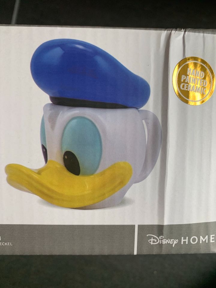 Donald Duck Tasse 100 Jahre Disney originalverpackt unbenutzt in Warstein