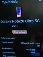 Samsung Note20 Ultra 5G 512GB Baden-Württemberg - Auenwald Vorschau