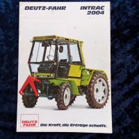 Deutz Intrac 2004 Original Prospekt 8 Seiten Niedersachsen - Upgant-Schott Vorschau