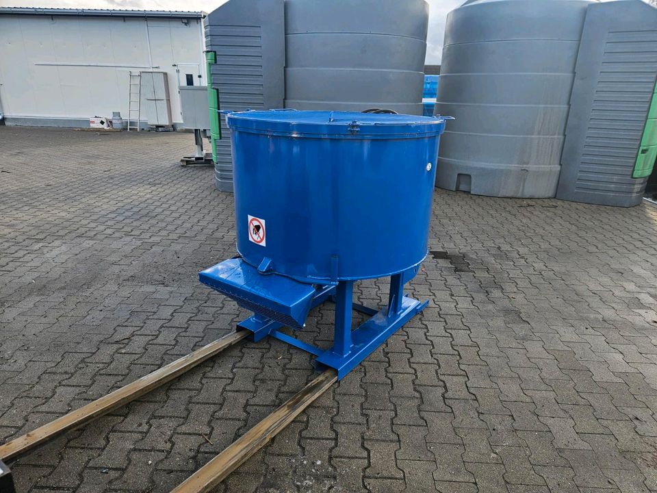 Betonmischer Hydraulisch 800l WIKO-PLON Zwangsmischer Randabstrei in Offenbach