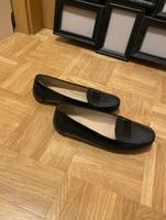slipper schwarz geox Leder Schuhe 37 München - Hadern Vorschau