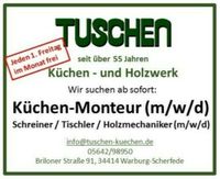 Küchen-Monteur (m/w/d) gesucht Nordrhein-Westfalen - Warburg Vorschau