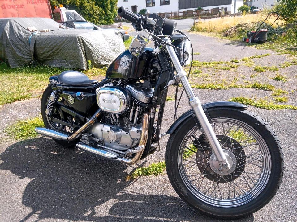 Harley Davidson XLH 1200 Evo Sportster XL2 Bobber Tausch Oldtimer in Blankenheim