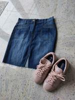 Jeans Rock Urban M 38 Jeansrock blau used look Niedersachsen - Damme Vorschau