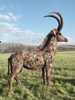 Antilope aus Recycling Metall, Metallskulptur "Antilope" Nordrhein-Westfalen - Witten Vorschau