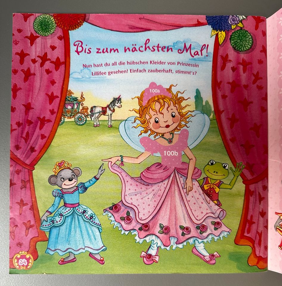 Primzessin Lillifee Sticker-Album Anziehspaß OHNE Sticker in Großheubach