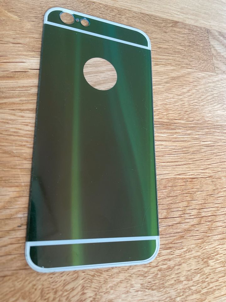 Metall Schutzhülle für IPhone 6(?) Grün Metallic in Reiskirchen