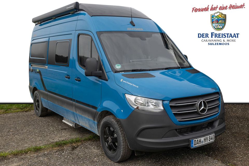 HYMER / ERIBA / HYMERCAR FREE S BLUE EVO. 600 FREISTAAT RENT 24*AB 12/202 in Sulzemoos