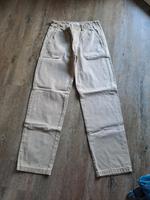 Hose Baggy/Loose Fit mit weitem Bein beige Gr. 36 Nordrhein-Westfalen - Beelen Vorschau