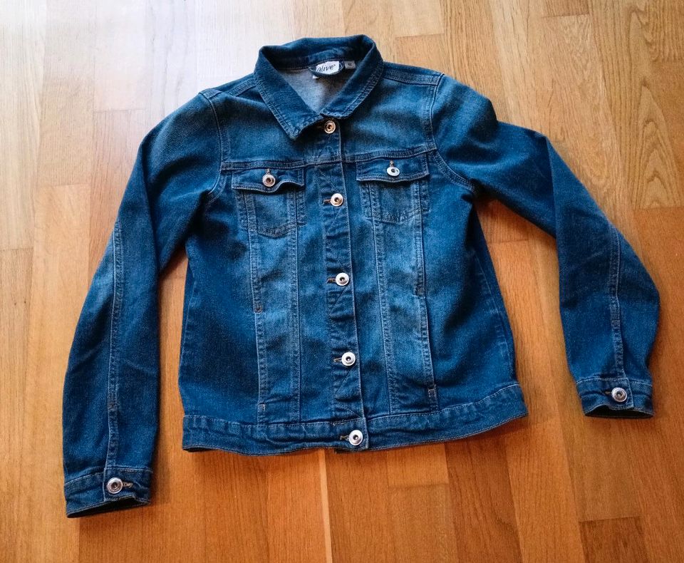 Jeansjacke, Übergangsjacke, Größe 152 in Poppenhausen