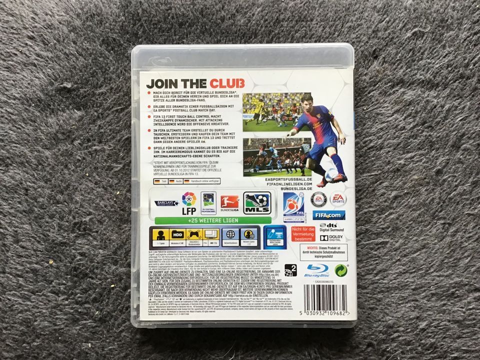 PlayStation 3 Spiel FIFA 13 in Tettnang