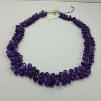 Echter Amethyststrang / Amethyst Tropfen Strang ( 40 cm ) 225 Ct. Nordrhein-Westfalen - Recklinghausen Vorschau