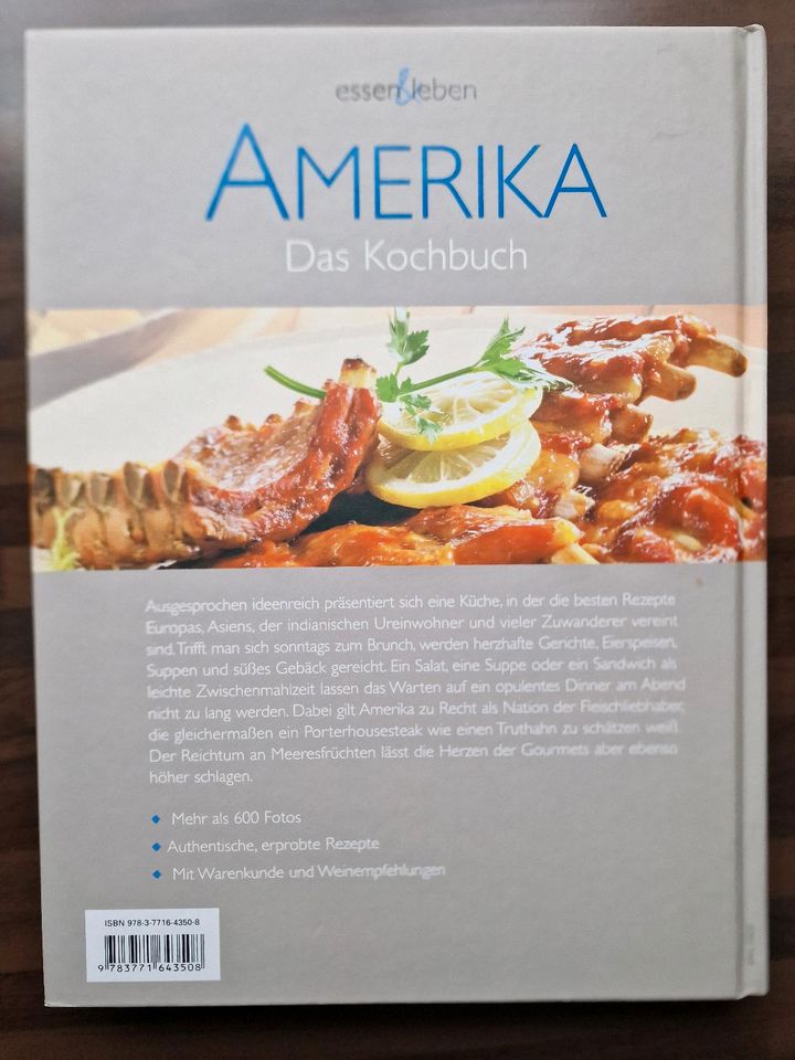 Edition Fackelträger Kochbuch Amerika inkl. Wein und Warenkunde in München